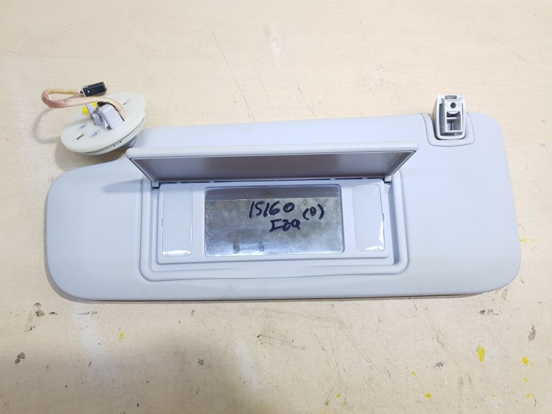 Recambio de parasol izquierdo para opel crossland x excellence referencia OEM IAM YQ005552TI  