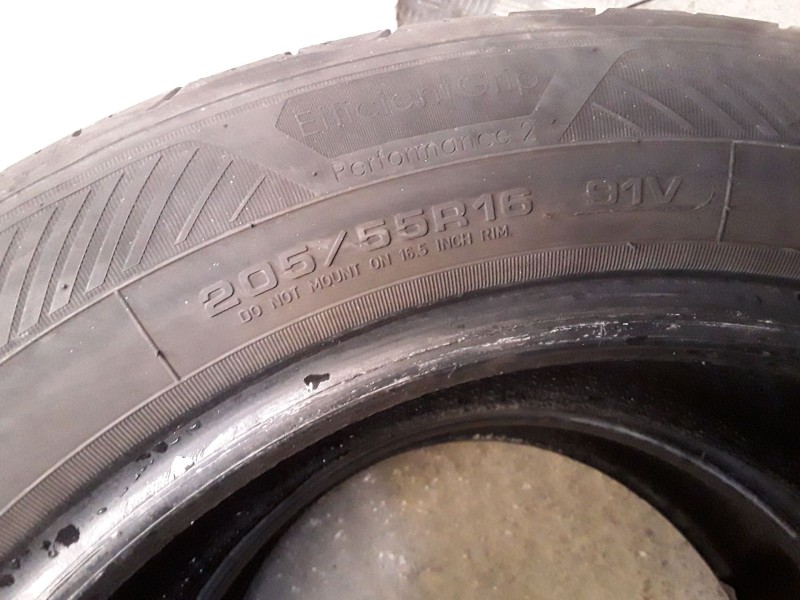 Recambio de neumatico pareja para neumaticos reutilizados - referencia OEM IAM 205551691V GOODYEAR 205/55/16/91V