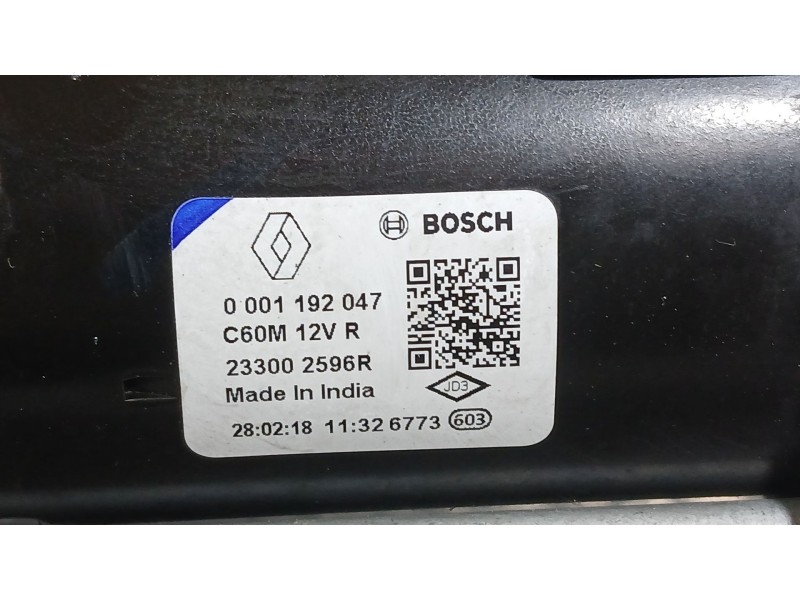 Recambio de motor arranque para dacia sandero ii (b8_) 1.0 sce 75 (b8jc, b8jd) referencia OEM IAM 233002596R  
