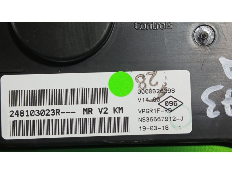Recambio de cuadro instrumentos para dacia sandero ii (b8_) 1.0 sce 75 (b8jc, b8jd) referencia OEM IAM 248095099R  