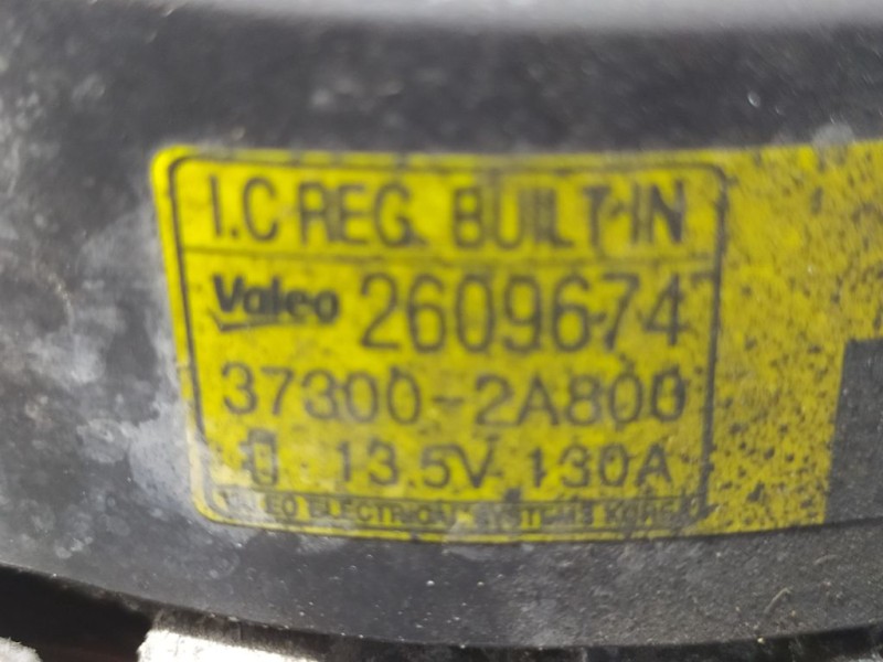 Recambio de alternador para kia optima concept referencia OEM IAM 373002A800 2609674 VALEO