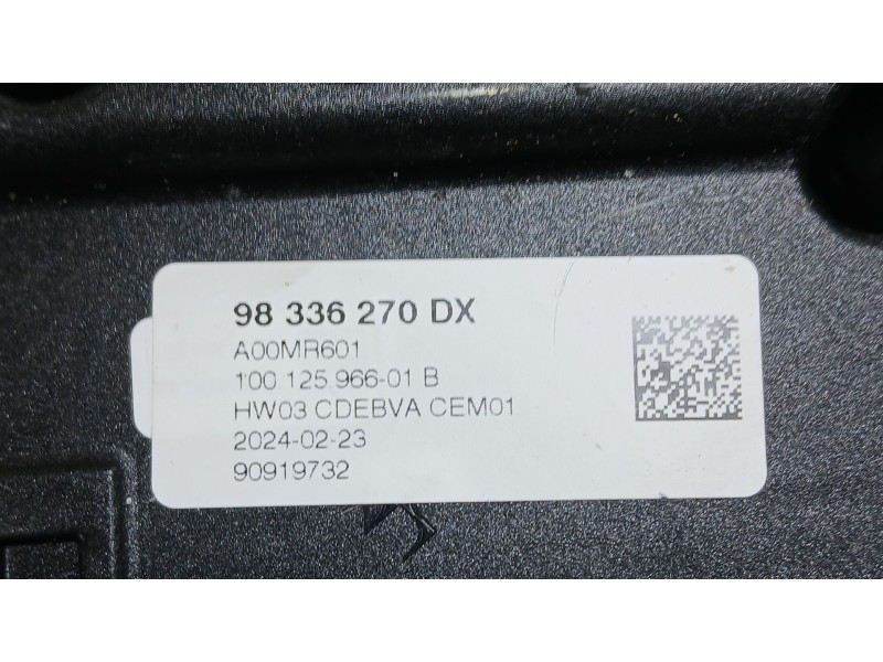 Recambio de palanca cambio para ds ds 7 crossback (j4_, jr_, jc_) 1.5 bluehdi 130 (jcyhzj, jcyhzr) referencia OEM IAM 1663374180
