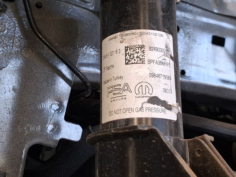 Recambio de amortiguador delantero derecho para fiat 600 (364) 1.2 t hybrid referencia OEM IAM 9846719580  