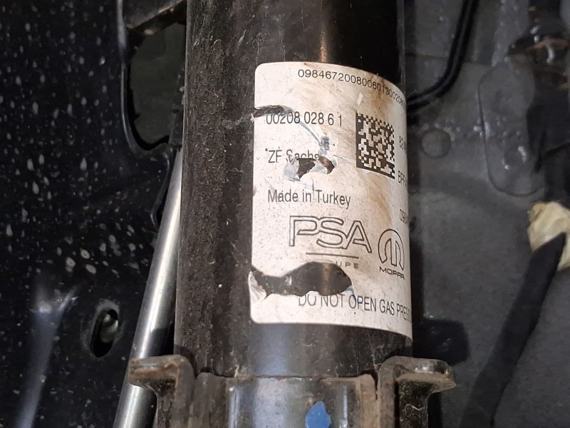 Recambio de amortiguador delantero izquierdo para fiat 600 (364) 1.2 t hybrid referencia OEM IAM 9846720080  