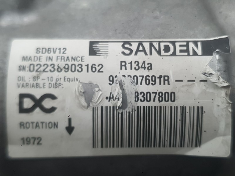 Recambio de compresor aire acondicionado para renault kangoo express (fw0/1_) 1.5 dci 90 (fw0g, fw05, fw08, fw11) referencia OEM