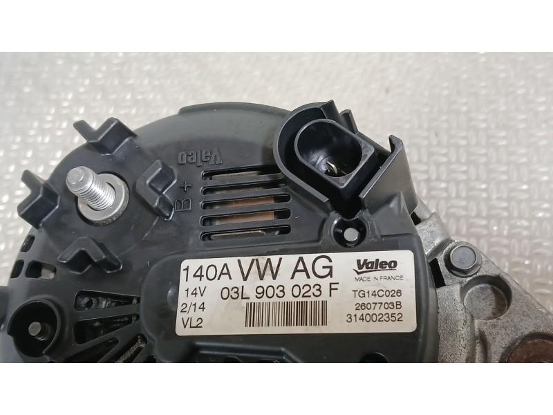 Recambio de alternador para volkswagen polo v (6r1, 6c1) 1.6 tdi referencia OEM IAM 06F903023F  