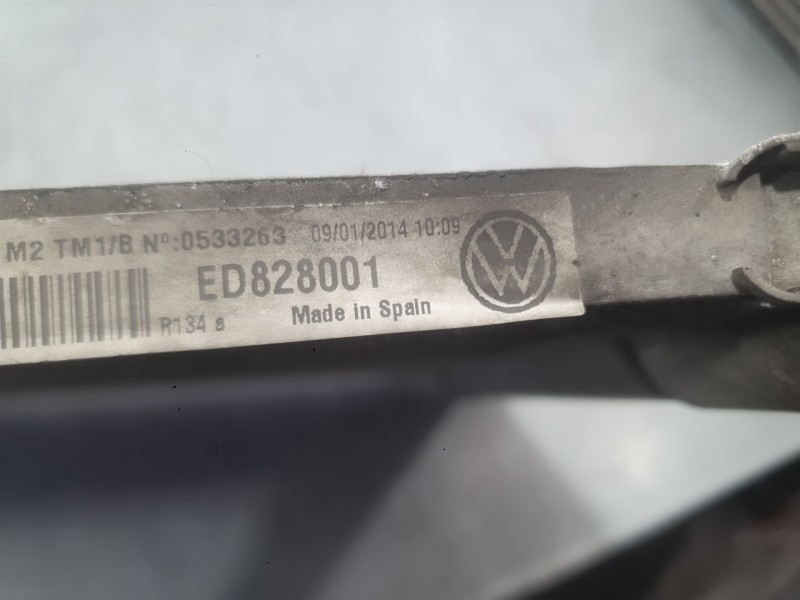Recambio de condensador / radiador aire acondicionado para volkswagen polo v (6r1, 6c1) 1.6 tdi referencia OEM IAM 6R0820411Q  