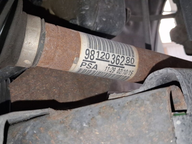 Recambio de transmision delantera izquierda para citroën c-elysee (dd_) 1.6 bluehdi 100 referencia OEM IAM 9812036280 1613396280