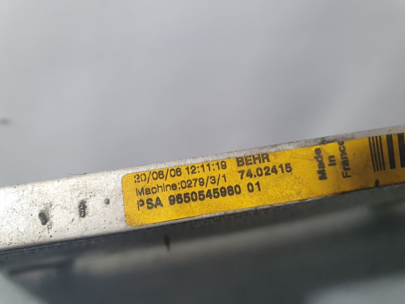 Recambio de condensador / radiador aire acondicionado para citroën c4 coupe collection referencia OEM IAM 9650545980 7402415 BEH
