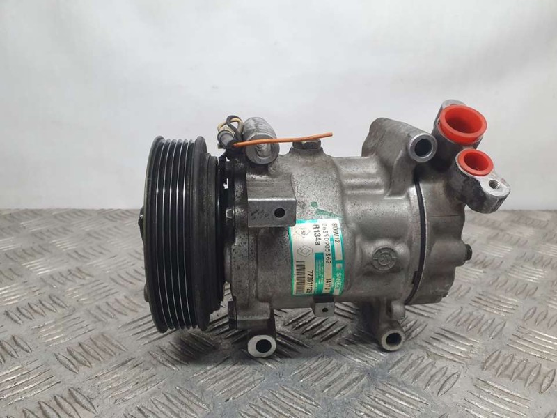 Recambio de compresor aire acondicionado para renault kangoo (f/kc0) authentique referencia OEM IAM 7700111235 SD6V12 SANDEN