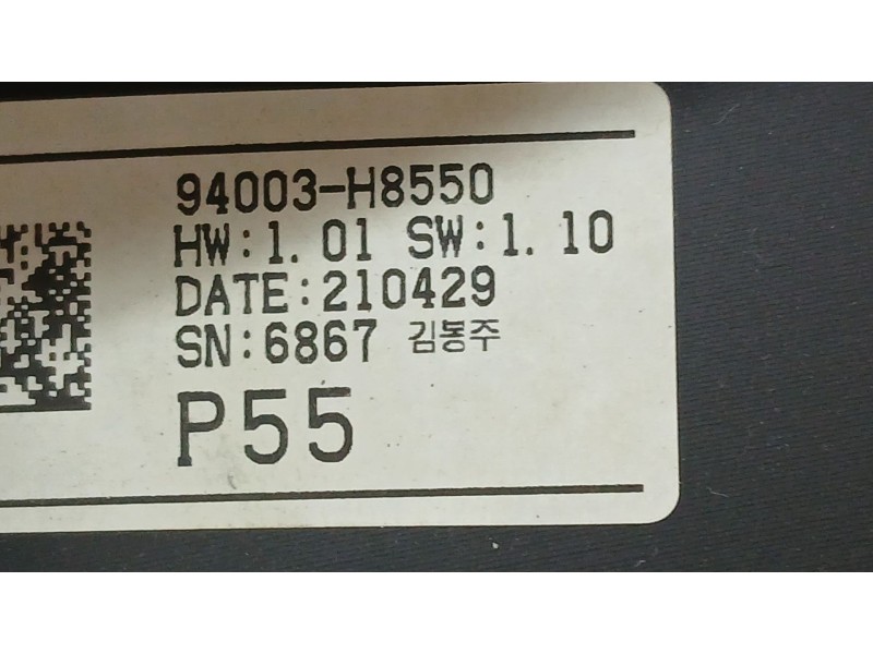 Recambio de cuadro instrumentos para kia stonic (yb) 1.2 cvvt referencia OEM IAM 94003H8550  