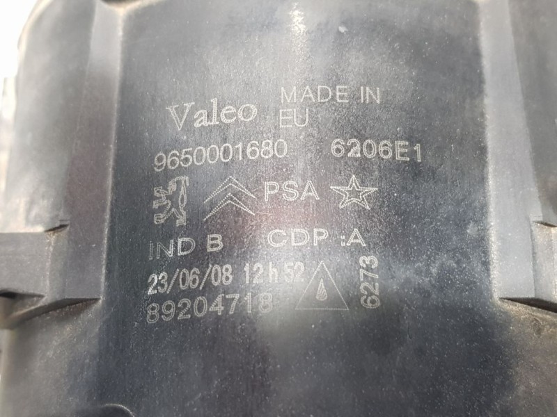 Recambio de faro antiniebla izquierdo para citroën c4 coupe collection referencia OEM IAM 9650001680 89204718 VALEO