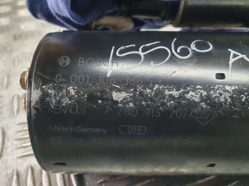 Recambio de motor arranque para renault kangoo (f/kc0) authentique referencia OEM IAM 7700113207 0001108186 BOSCH