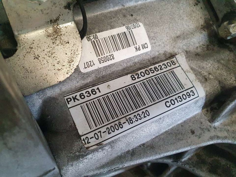 Recambio de caja cambios para renault espace iv (jk0) dynamique referencia OEM IAM PK6361 C013093 6VELOCIDADES