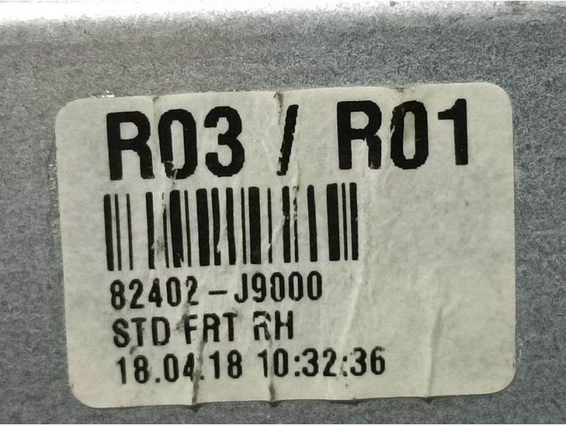 Recambio de elevalunas delantero derecho para hyundai kona essence 2wd referencia OEM IAM 82402J9000  ELECTRICO 2 PINS