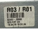 Recambio de elevalunas delantero derecho para hyundai kona essence 2wd referencia OEM IAM 82402J9000  ELECTRICO 2 PINS