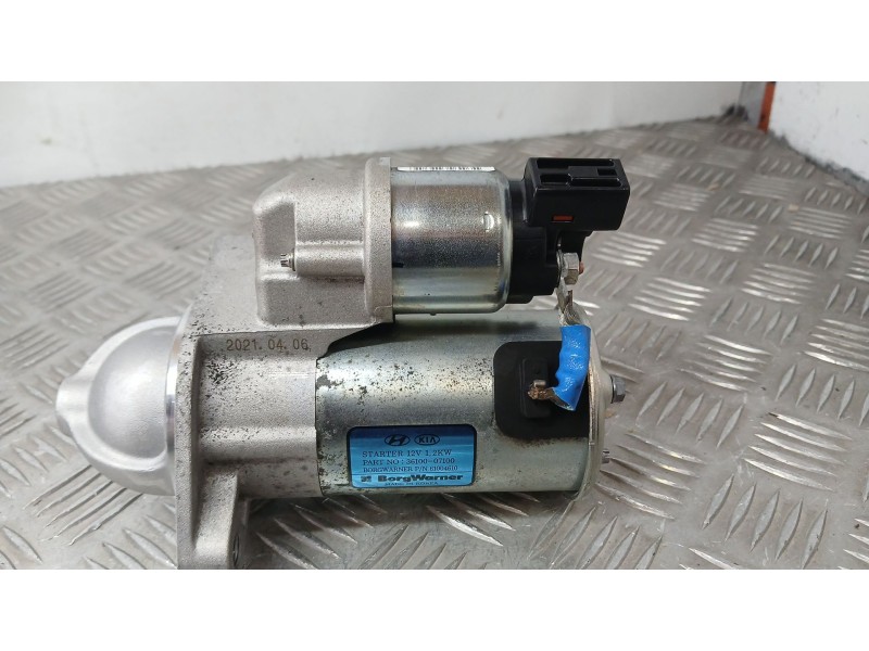 Recambio de motor arranque para kia stonic (yb) 1.2 cvvt referencia OEM IAM 3610007100 BORG WARNER 61004610