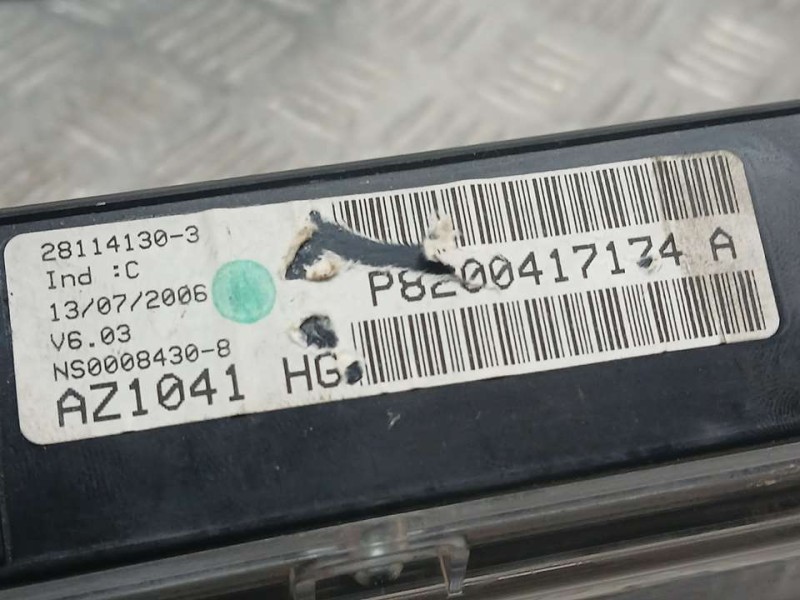 Recambio de cuadro instrumentos para renault espace iv (jk0) dynamique referencia OEM IAM 8200417174A NS00084308 JOHNSON CONTROL