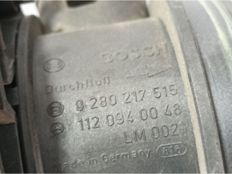 Recambio de caudalimetro para mercedes-benz clase e (w211) berlina e 240 (211.061) referencia OEM IAM 1120940048 0280217515 BOSC