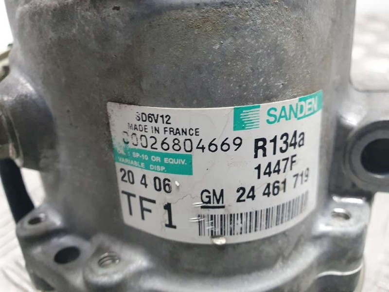 Recambio de compresor aire acondicionado para opel corsa c essentia referencia OEM IAM 24461719 SD6V12 SANDEN