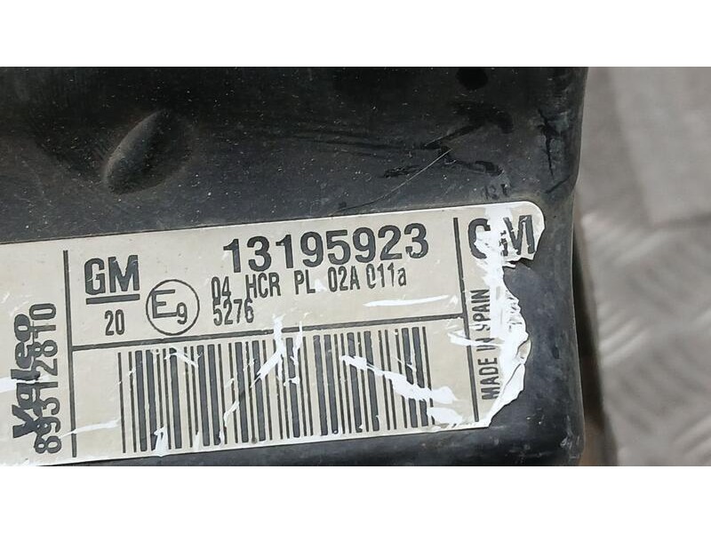 Recambio de faro izquierdo para opel corsa c comfort referencia OEM IAM 13195923 VALEO PULIR 89312810