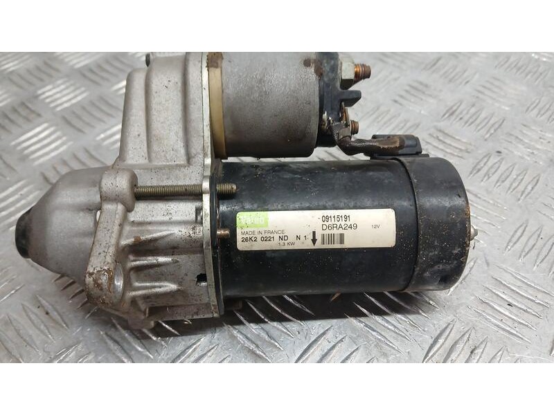 Recambio de motor arranque para opel corsa c comfort referencia OEM IAM 09115191 VALEO D6RA249
