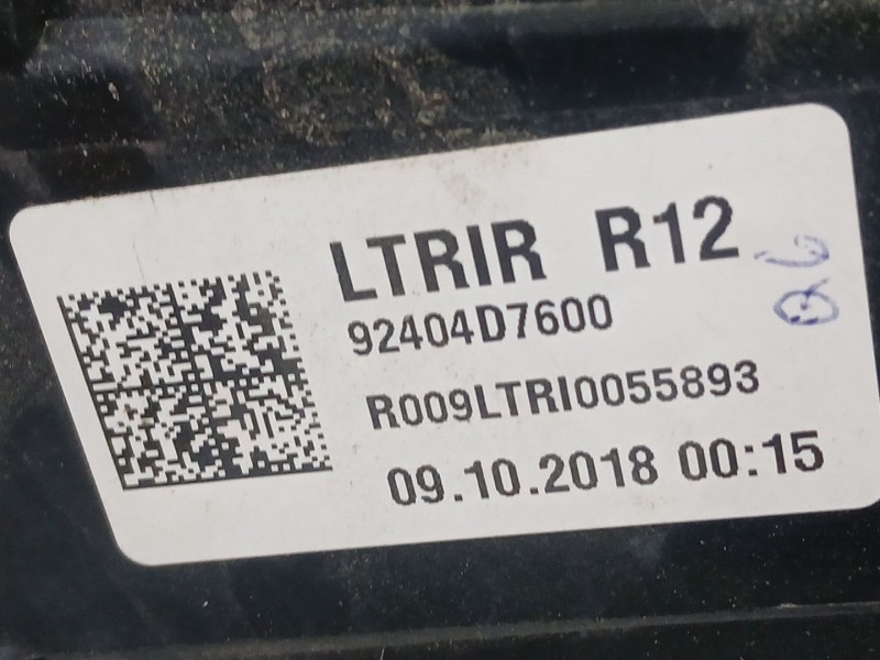 Recambio de piloto trasero derecho interior para hyundai tucson (tl, tle) 1.6 gdi referencia OEM IAM 92404D7600 ROZADO 