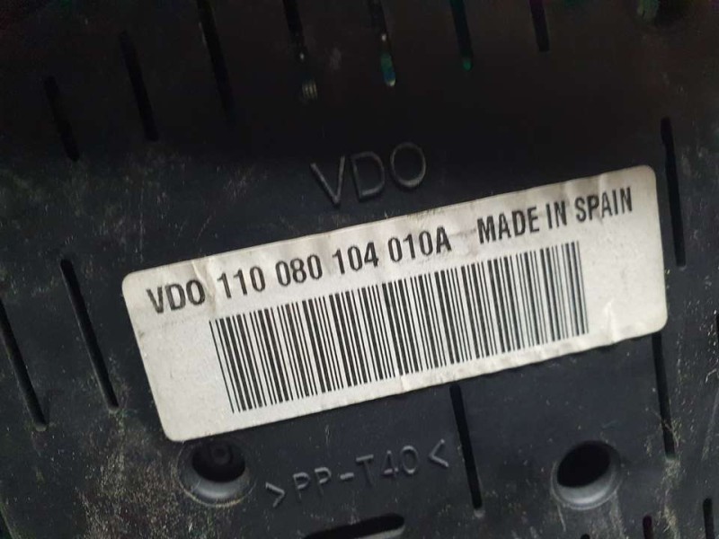 Recambio de cuadro instrumentos para seat ibiza (6l1) signo referencia OEM IAM 6L0920801A 110080104010A VD0 PATA ROTA