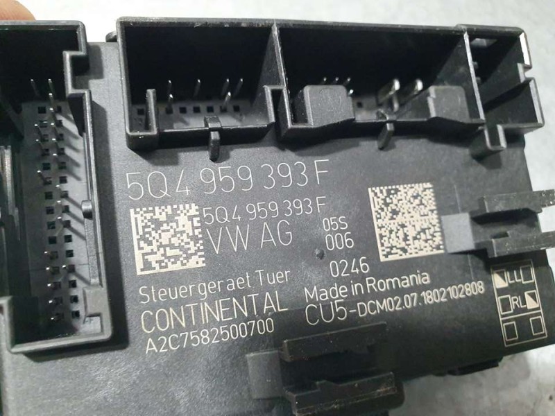 Recambio de modulo electronico para seat leon st (5f8) reference referencia OEM IAM 5Q4959393F A2C758250070 CONTINENTAL