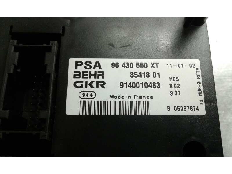 Recambio de mando climatizador para peugeot 206 berlina gt referencia OEM IAM 8541801 1000001935027 96430550XT