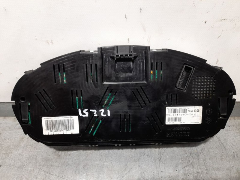 Recambio de cuadro instrumentos para renault megane iii coupe dynamique referencia OEM IAM 248100342R  