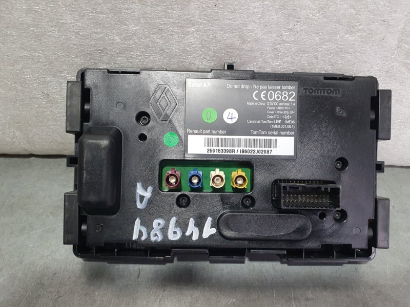 Recambio de sistema navegacion gps para renault scenic iii dynamique referencia OEM IAM 259153398R  