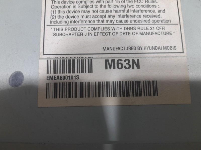 Recambio de sistema audio / radio cd para hyundai ix35 (lm, el, elh) 1.6 referencia OEM IAM 961602Y230TAN A200ELEBANS 