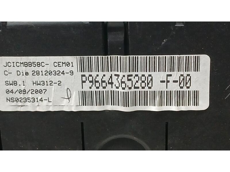 Recambio de cuadro instrumentos para citroën c4 picasso sx referencia OEM IAM 9664365280  NS0235314L