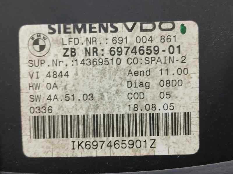 Recambio de cuadro instrumentos para bmw serie 3 touring (e91) 320d referencia OEM IAM 6974659 A2C53117691 SIEMENS VDO