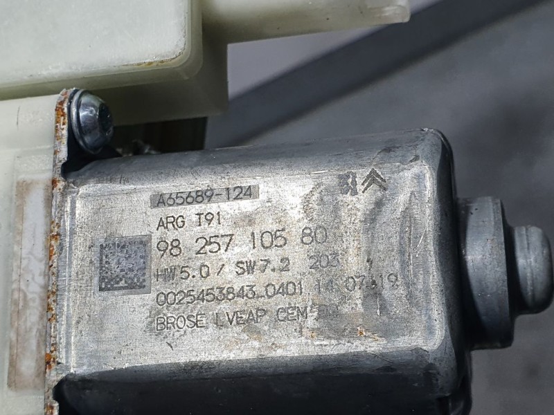 Recambio de elevalunas trasero izquierdo para peugeot 308 style referencia OEM IAM 9825710580 0025453843 ELECTRICO 6 PINS