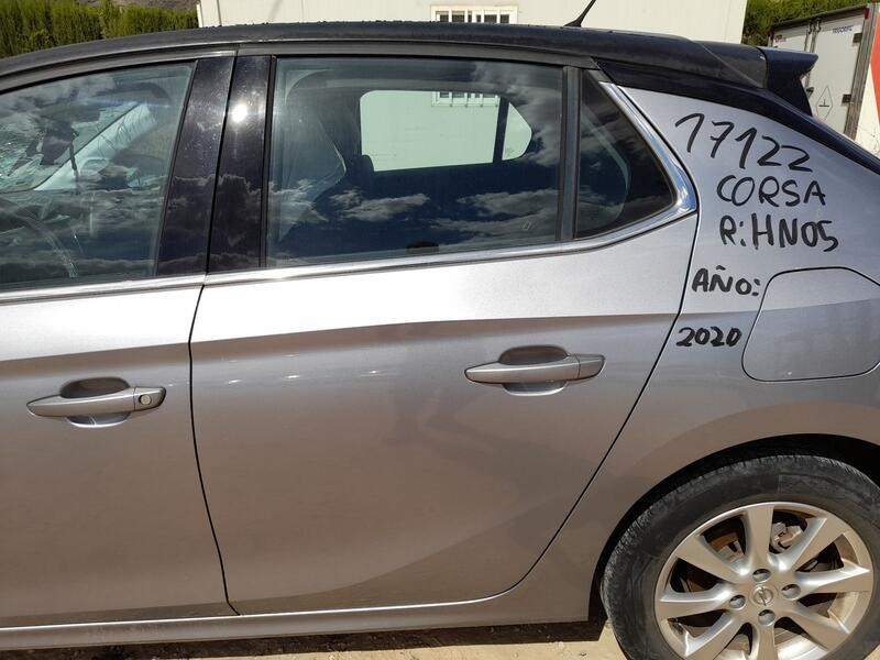 Recambio de puerta trasera izquierda para opel corsa f (p2jo) 1.2 (68) referencia OEM IAM 9837706080  