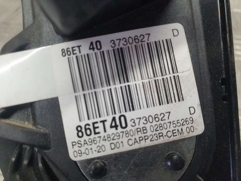 Recambio de potenciometro pedal para peugeot expert furgón pro standar referencia OEM IAM 9674829780 0280755269 86ET403730627