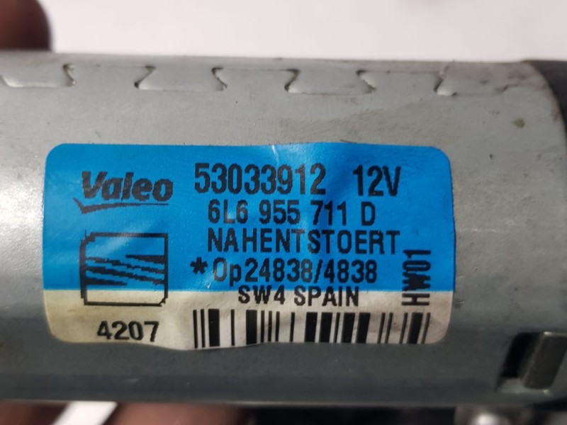 Recambio de motor limpia trasero para seat ibiza (6l1) reference referencia OEM IAM 6L6955711D 53033912 VALEO 4 PINS