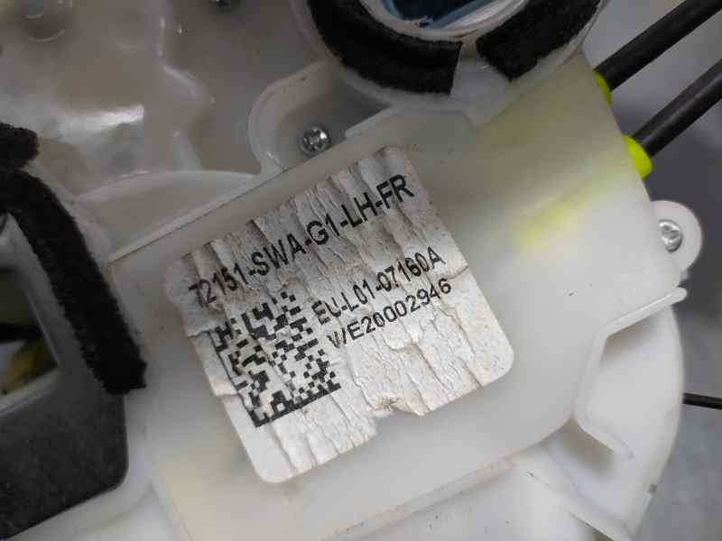 Recambio de cerradura puerta delantera izquierda para honda cr-v (re) comfort referencia OEM IAM 72151SWAG1LHFR EUL0107160A WE20