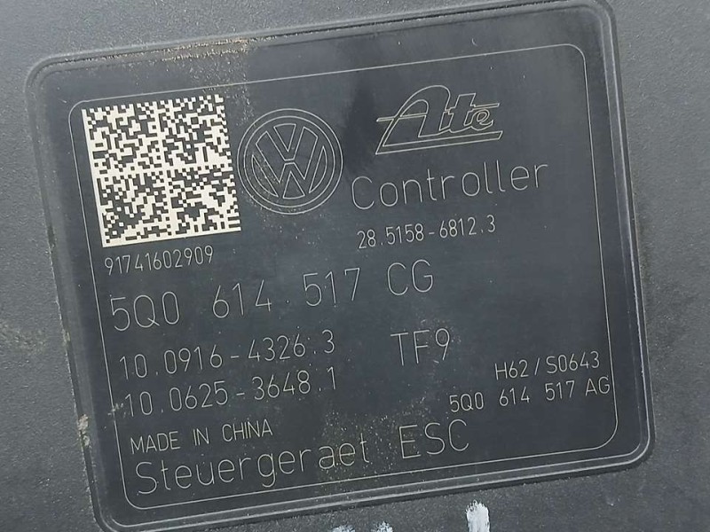 Recambio de abs para audi a3 (8v) ambiente ultra referencia OEM IAM 5Q0614517CG 10022009984 ATE