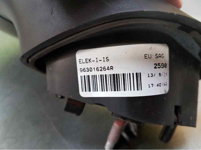 Recambio de retrovisor derecho para renault clio iv expression referencia OEM IAM 963016264R PILOTO ROTO ELECTRICO 9 CABLES