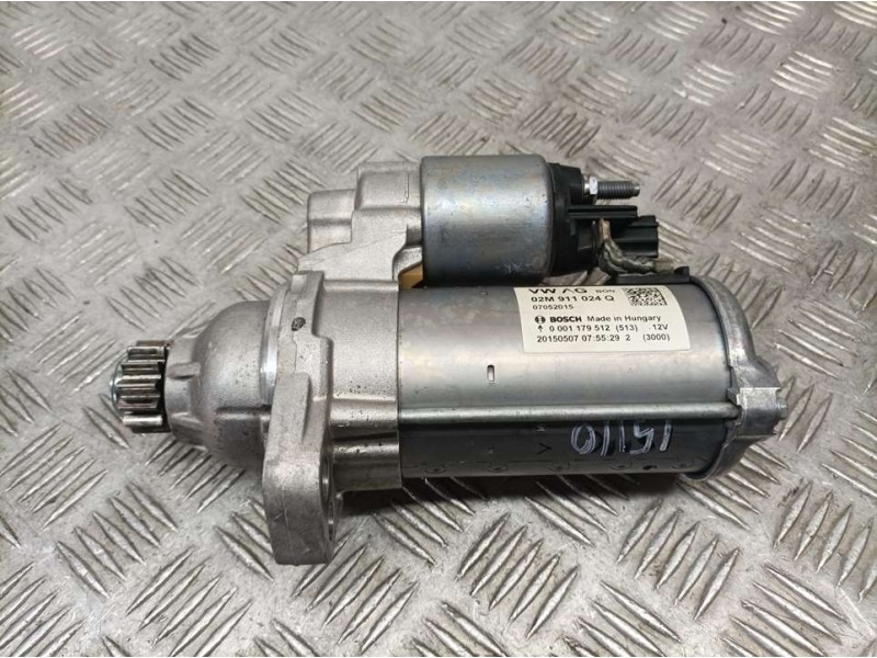 Recambio de motor arranque para volkswagen polo (6r1) advance referencia OEM IAM 02M911024Q 0001179512 BOSCH