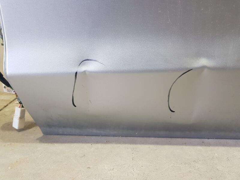 Recambio de puerta trasera izquierda para subaru xv active referencia OEM IAM 60409FJ0109P  TOCADA