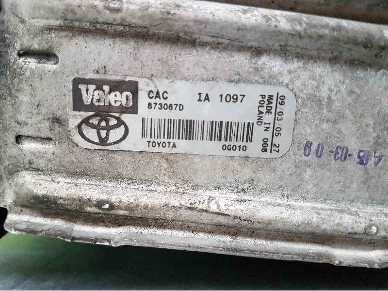 Recambio de intercooler para toyota corolla (e12) 2.0 d-4d linea luna berlina referencia OEM IAM 873067D  VALEO