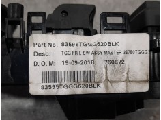 MANDO ELEVALUNAS DELANTERO IZQUIERDO 83595TGGG620BLK 