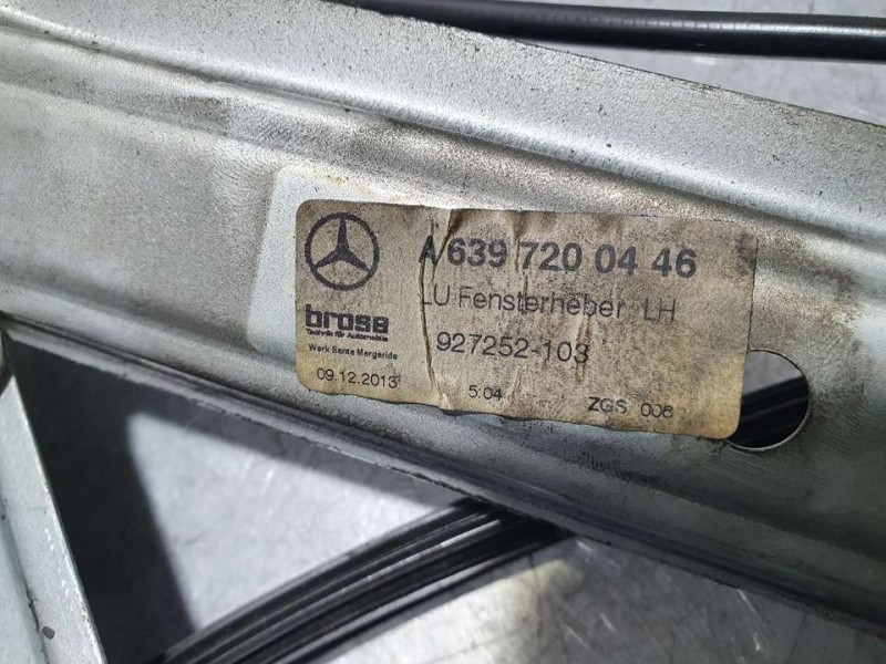Recambio de elevalunas delantero izquierdo para mercedes-benz vito kasten (639) 110 cdi lang (639.603) referencia OEM IAM A63972