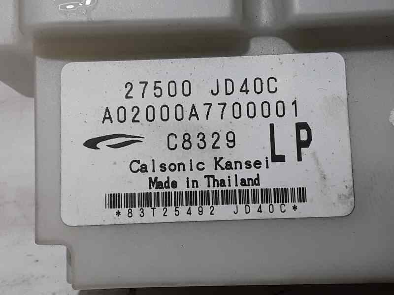 Recambio de mando climatizador para nissan qashqai (j10) tekna referencia OEM IAM 27500JD40C A022000A7700001 