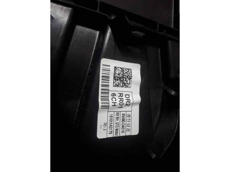 Recambio de elevalunas trasero derecho para kia optima vision referencia OEM IAM 83480D4010  ELECTRICO 2 PINS