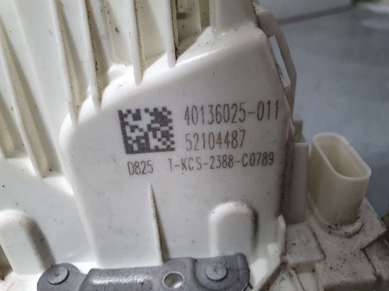 Recambio de cerradura puerta trasera izquierda para fiat 500 x (334) city cross referencia OEM IAM 52104487 40136025011 4 PINES